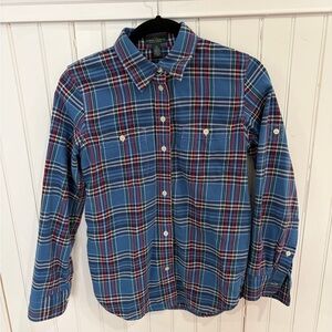 LRL Plaid Button Down Shirt
